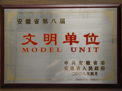 第八届安徽省文明单位