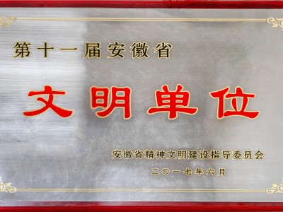 第十一届安徽省文明单位